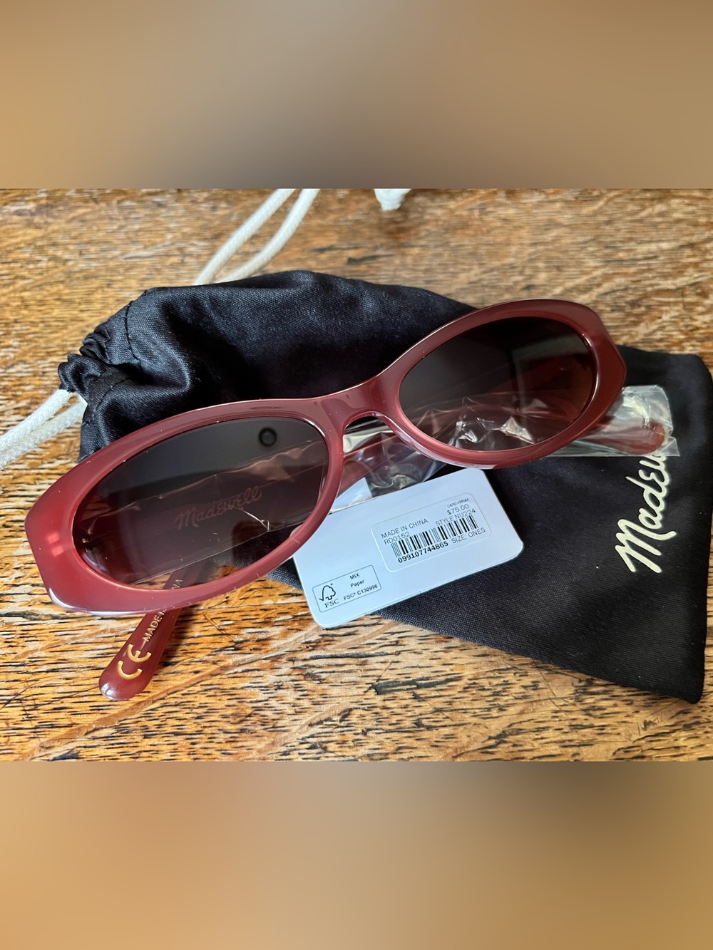 Madewell Skinny Oval Sunglasses